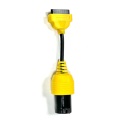 Cavo adattatore diagnostico per macchine edili Bobcat da 16 pin femmina a 7 pin maschio Bobcat, lunghezza 260 mm