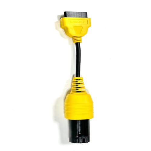 Cavo adattatore diagnostico per macchine edili Bobcat da 16 pin femmina a 7 pin maschio Bobcat, lunghezza 260 mm
