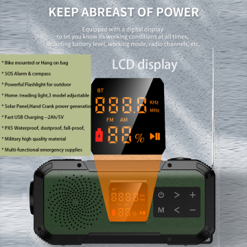 Altoparlante solare Multi Multi Bluetooth di emergenza AM/FM
