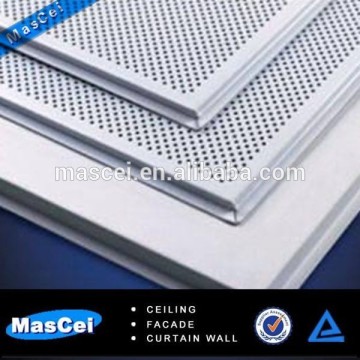 Perforated aluminium ceiling panel