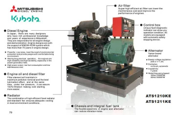 4-stroke Small Diesel Generator , Three Cylinder Generator