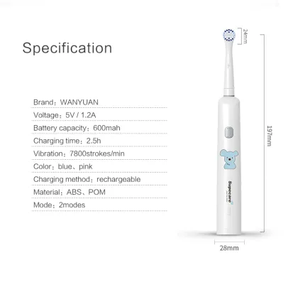 Kids Electric Toothbrushes Sonic Electric Toothbrush