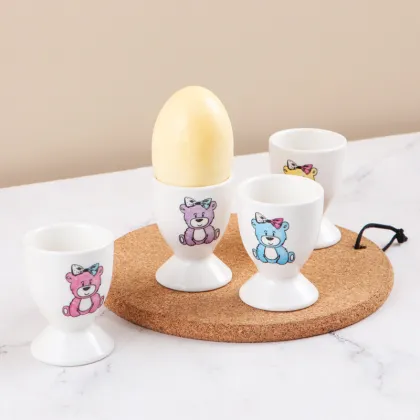 Ceramic Egg Cup - Creative Breakfast Special Egg Shape Cup