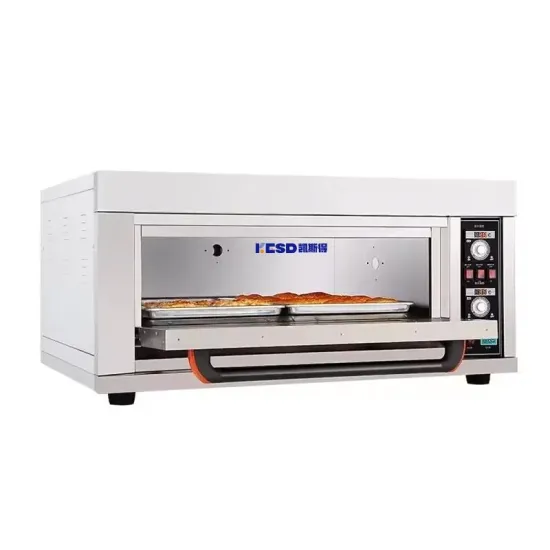 Industrial Electric 1 Deck 2 Tray Oven for Baking Commercial Baking Oven for Bread and Cake
