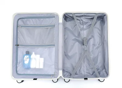 Candy-Colored ABS Suitcase with Cup Holder