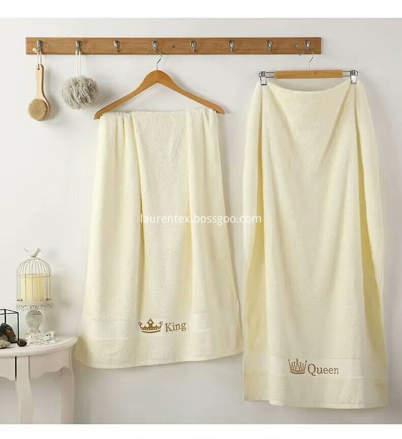 Crown series Cotton embroidered towel 5