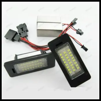 Factory sales Audi Q5 A4 A5  LED License Plate Lamp 24SMD LED Bulbs