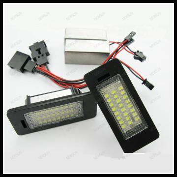 Factory sales Audi Q5 A4 A5  LED License Plate Lamp 24SMD LED Bulbs