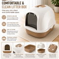 Plastic Cat Litter Box Mat Waterproof Anti Tracking Pad Reusable Eco-Friendly Durable Floor Protector Easy Cleaning Pet Toilet