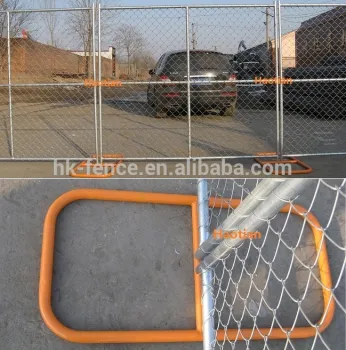 2016 lowest price!High quality 1.8X2.4m America style 6 ft used temporary construction chain link fence design produce & export