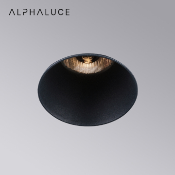 Aluminum Anti-Glare Dimmable LED Downlight Trimless Recessed Light
