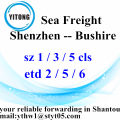 Shenzhen International Freight Delivery to Bushire