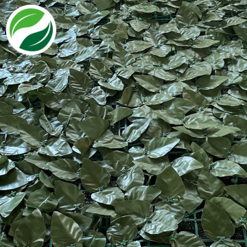 Artificial plant peach leaves are used for decoration