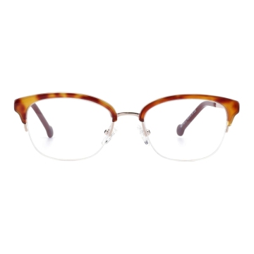 Belieye Semi Rimless Frames Glasses With Spring Hinges