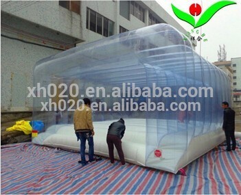 Best selling chongqi inflatable portable transparent tent for party 5.4m