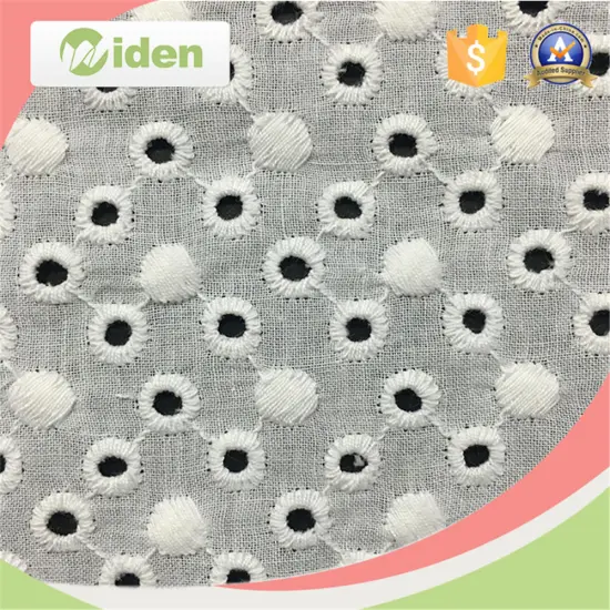 New Arrival wholesale 100% Cotton Embroidery Lace Fabric