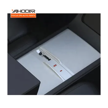 Charging Accessories with LED Lights: 80W Fast Charging Aroma Docking Station for Tesla Model 3, Highland 1 Type C & 3 USB-A Ports