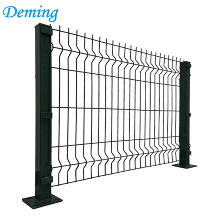 3D Wire Mesh Fence Panel With Dovetalil Post