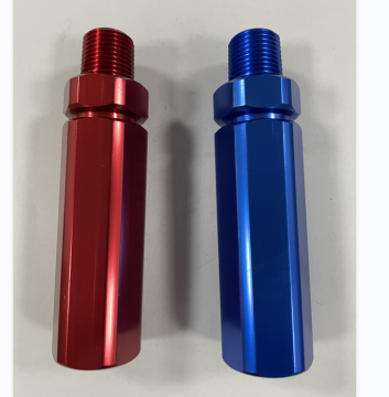 Blue and Red GLADHAND HANDLE EXTENSION HEX ROUND