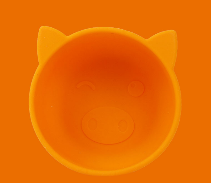 Silicone Pig Shaped Baby Bowls