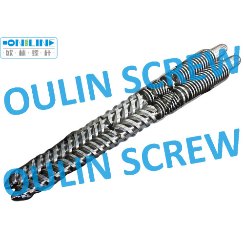 Jwell 55/120 Twin Conical Screw and Barrel for PVC Pipe