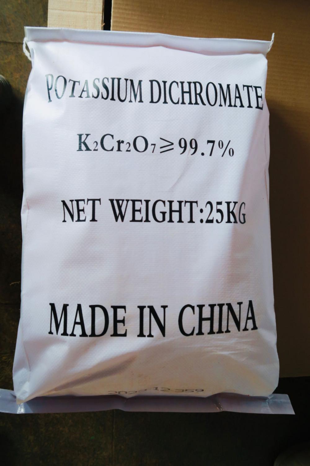 Potassium Chromate is used in welding rod matches