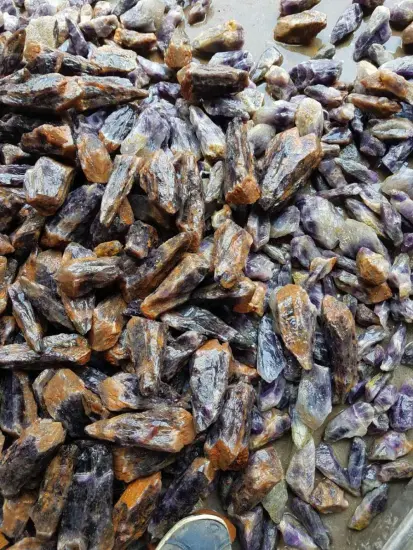 small amethyst block stone