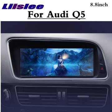For Audi Q5 2008~2018 MMI 8.8 inch LiisLee CarPlay Tire pressure Car Multimedia Player GPS Audio Radio Navigation NAVI