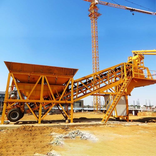 low cost YHZS concrete mix plant for sale