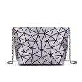 Borsa con diamanti geometrici opaco Pezzo di triangolo irregolare Pezzo a tracolla singola Borsa da cross-body da donna