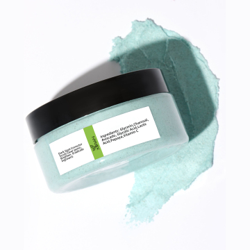 Private Label Lemon Mint Yoni Scrub Set - Body Scrub for Bikini Area, Dark Spot Removal & Brightening