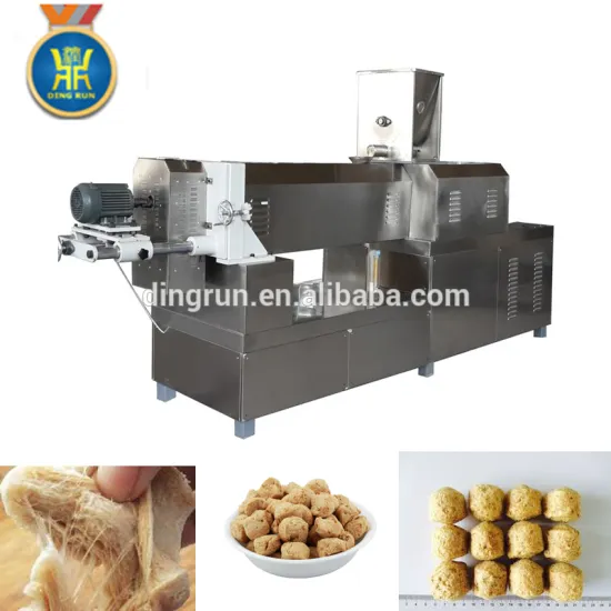 Automatic textured high fiber soya protein machine