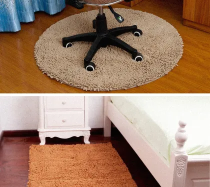 Chenille Round Rugs Decrotive Bedroom Rugs Runner Rugs