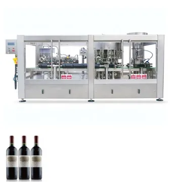Wine Bottle Washing, Filling, and Capping Machine Line