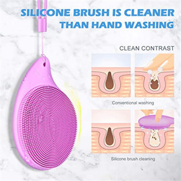 Silikon Yüz Scrubber Süper Yumuşak Exfoliator Fırçası