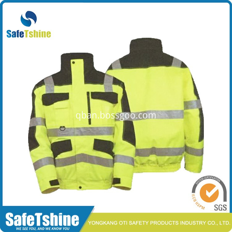 Hi Vis Safety Green/orange Jacket
