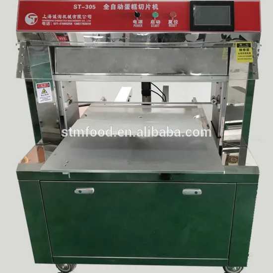 Automatic frozen cake slicer bread cutting machine