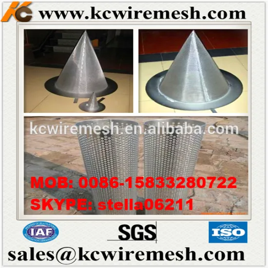 Cheap !!!! KangChen hot sale Perforated Filter Mesh &Conical Strainers