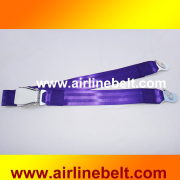 High Standard Quality Airplane Belt (purple/silver)