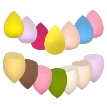 Cute Bevel Drop Multi-Reusable Latex Facial Sponge for Powder and Foundation