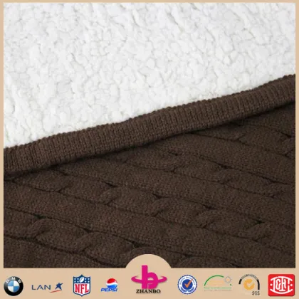 100% Acrylic cable knit fabric sweater fabric