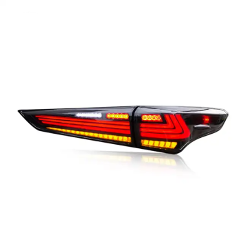 2021-2023 Toyota Highlander LED Tail Lights - Red Rear Lamps Assembly with DRL and Start Animation, Waterproof