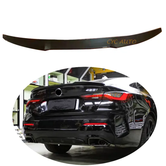 Gloss Black CS Style ABS Rear Trunk Spoiler Wing for BMW 4 Series G22 G23 Coupe M440 M430 2020-2023