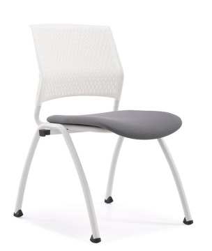 Greenfield Furniture Comfortable Stackable Mesh Conference Room Chair with Writing Table D06