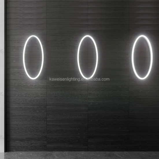 Indoor Luxury Romantic LED Wall Lamp: Aluminium Curved Surface, Circular Oval Ring Design with Cool Light Decorative Features