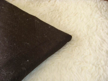 wool under blanket