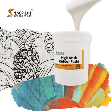 High Mesh Rubber Paste for Water-Based Fabric Printing - Wholesale