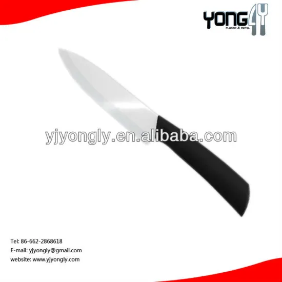 4" ceramic Paring Knife with soft grip handle