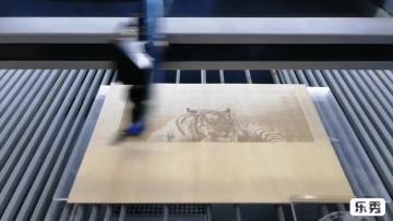 1060  1000*600mm working area  80W glass laser tube    MDF      CO2 Laser engraving  machine