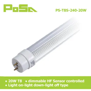 20w 1500mm microwave motion sensor led tube (PS-T8S-60-8W)